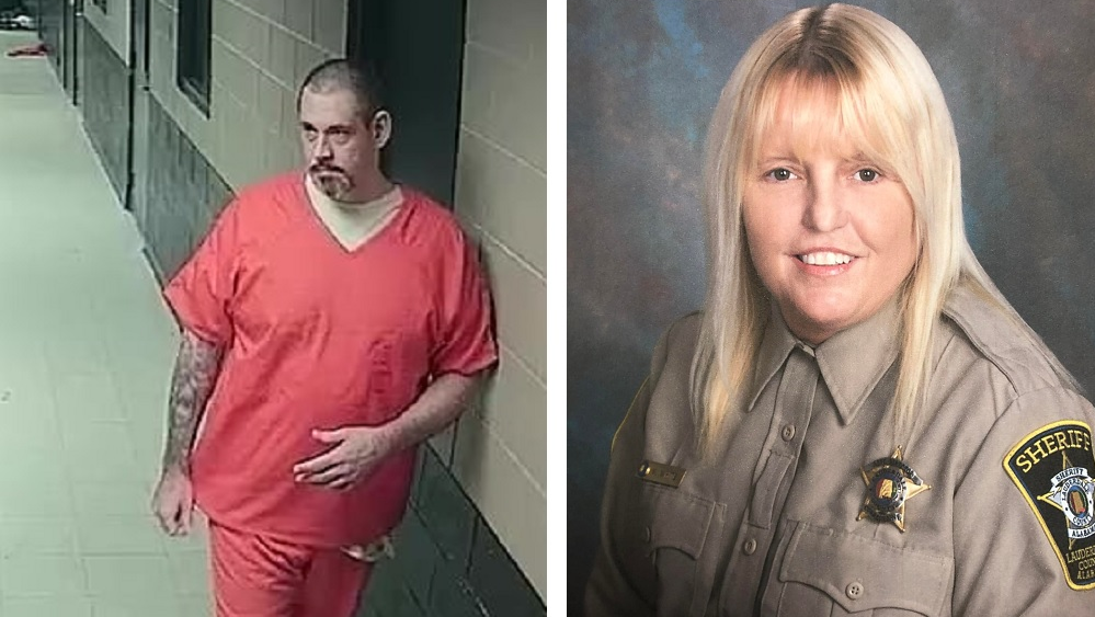 Inmate Casey White and Vicky White, Lauderdale County, AL, assistant director of corrections.