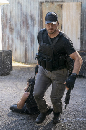 Based on the best-selling novel by Carr, The Terminal List premieres on Prime Video July 1 and stars Chris Pratt as Navy SEAL James Reece.