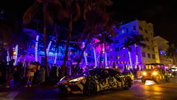 Cars and people make their way up and down Ocean Drive during the first day of Memorial Day Weekend on May 27, 2022, in Miami Beach, Florida. Cars and people make their way up and down Ocean Drive during the first day of Memorial Day Weekend on May 27, 2022, in Miami Beach, Florida.