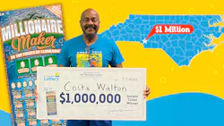 “It’s one of the happiest days of my life,” Costa “Rick” Walton said when he claimed his prize at lottery headquarters in Raleigh last Thursday. “It’s one of the happiest days of my life,” Costa “Rick” Walton said when he claimed his prize at lottery headquarters in Raleigh last Thursday.