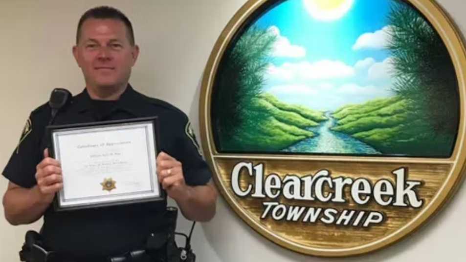 Clearcreek Township, Ohio, Police Officer Eric Ney.