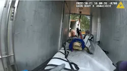 Pierce County, WA, sheriff's deputies work with animal control officers to remove 'Al,' an alligator who was found last week living in a shipping container in Lakebay along with an apparently sick calf Pierce County, WA, sheriff's deputies work with animal control officers to remove 'Al,' an alligator who was found last week living in a shipping container in Lakebay along with an apparently sick calf