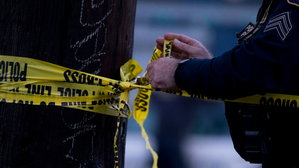 Portland Police Crime Tape Poll Or 634971e147606