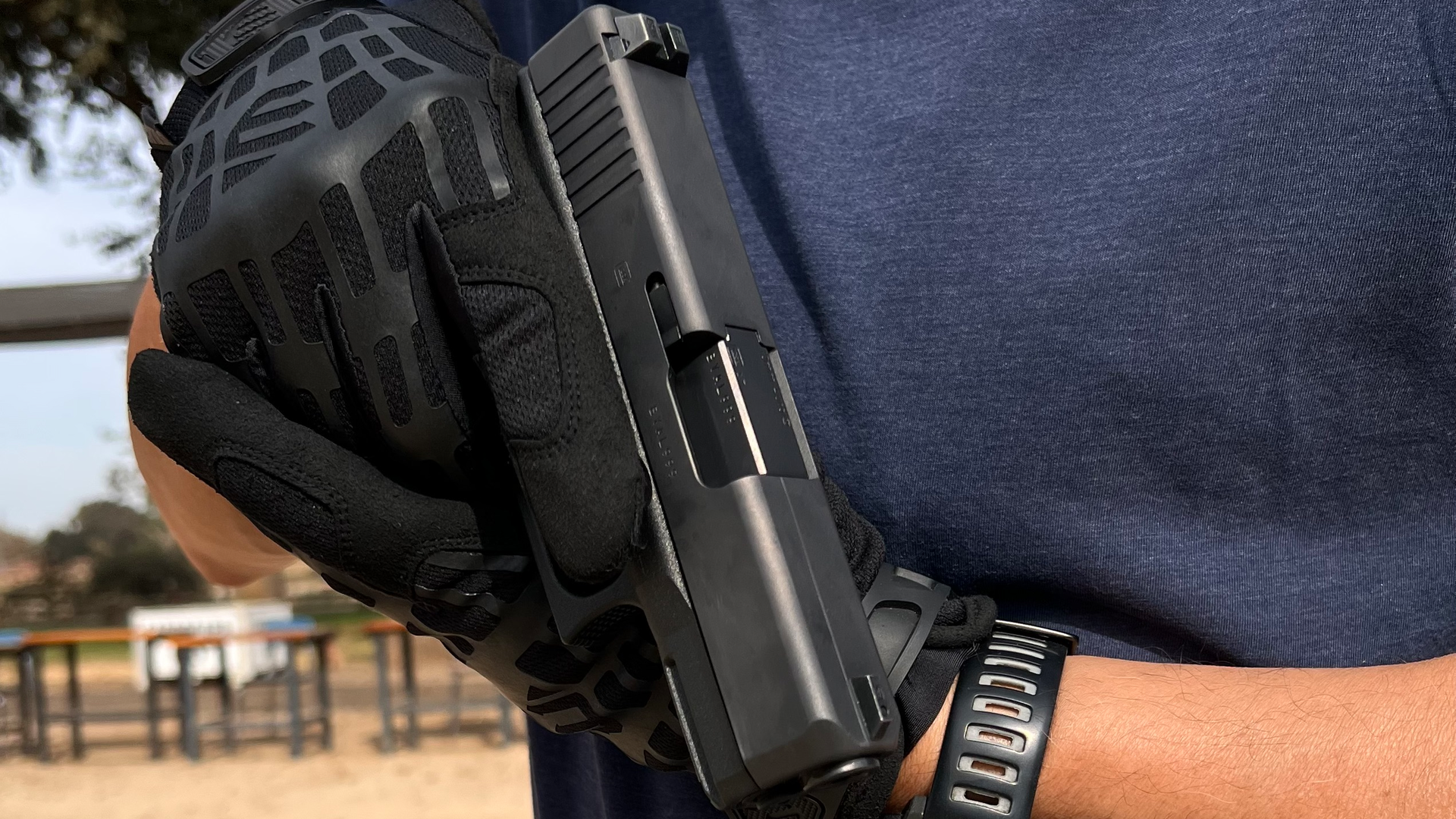 The Glock 29SF isn't much different in operation from a Glock 19, except the bullets are like freight trains, compared to 9mm. The 10mm proved to be an accurate round, and particularly flat shooting.