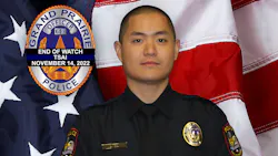 Grand Prairie, TX, Police Officer Brandon Tsai. Grand Prairie, TX, Police Officer Brandon Tsai.