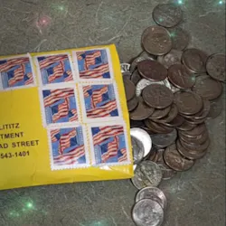 The Lititz, PA, Police Department received 150 dimes in the mail to pay a $15 parking fine. The Lititz, PA, Police Department received 150 dimes in the mail to pay a $15 parking fine.