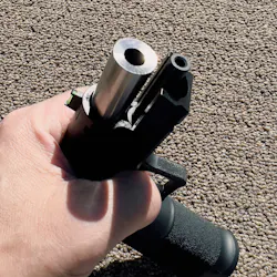 The Prodigy has a bull barrel with a competition crown, normally found on custom guns. The Prodigy has a bull barrel with a competition crown, normally found on custom guns.