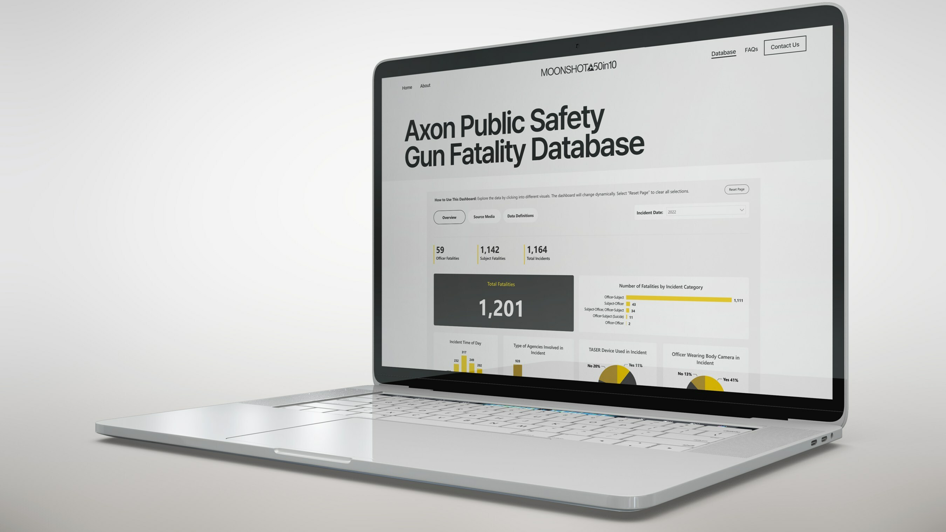 Axon Public Safety Gun Fatality Database