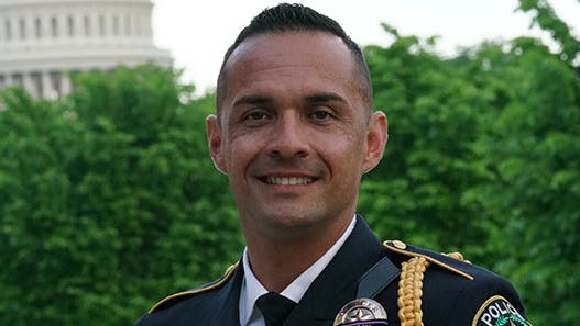 Austin, TX, Police Officer Jorge Pastore.