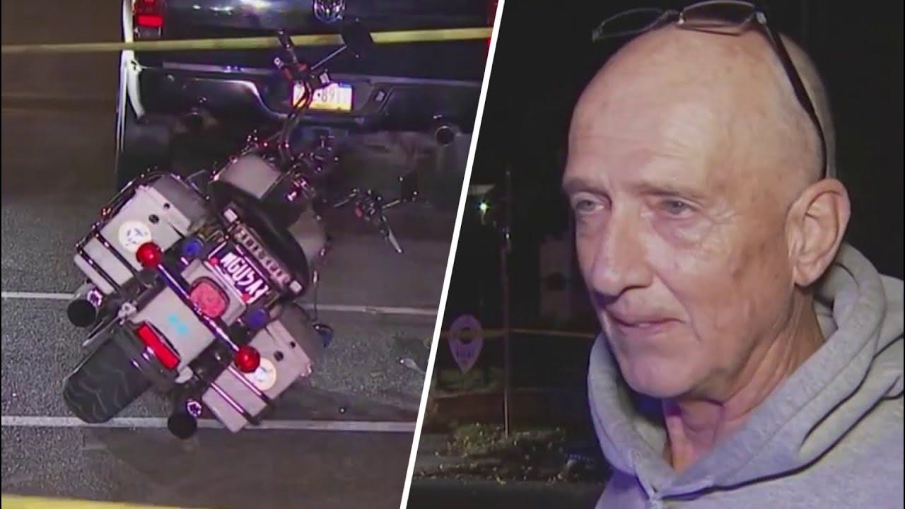 'Brave man': Neighbor gets in scuffle with dirt biker who tried to get away after striking officer
