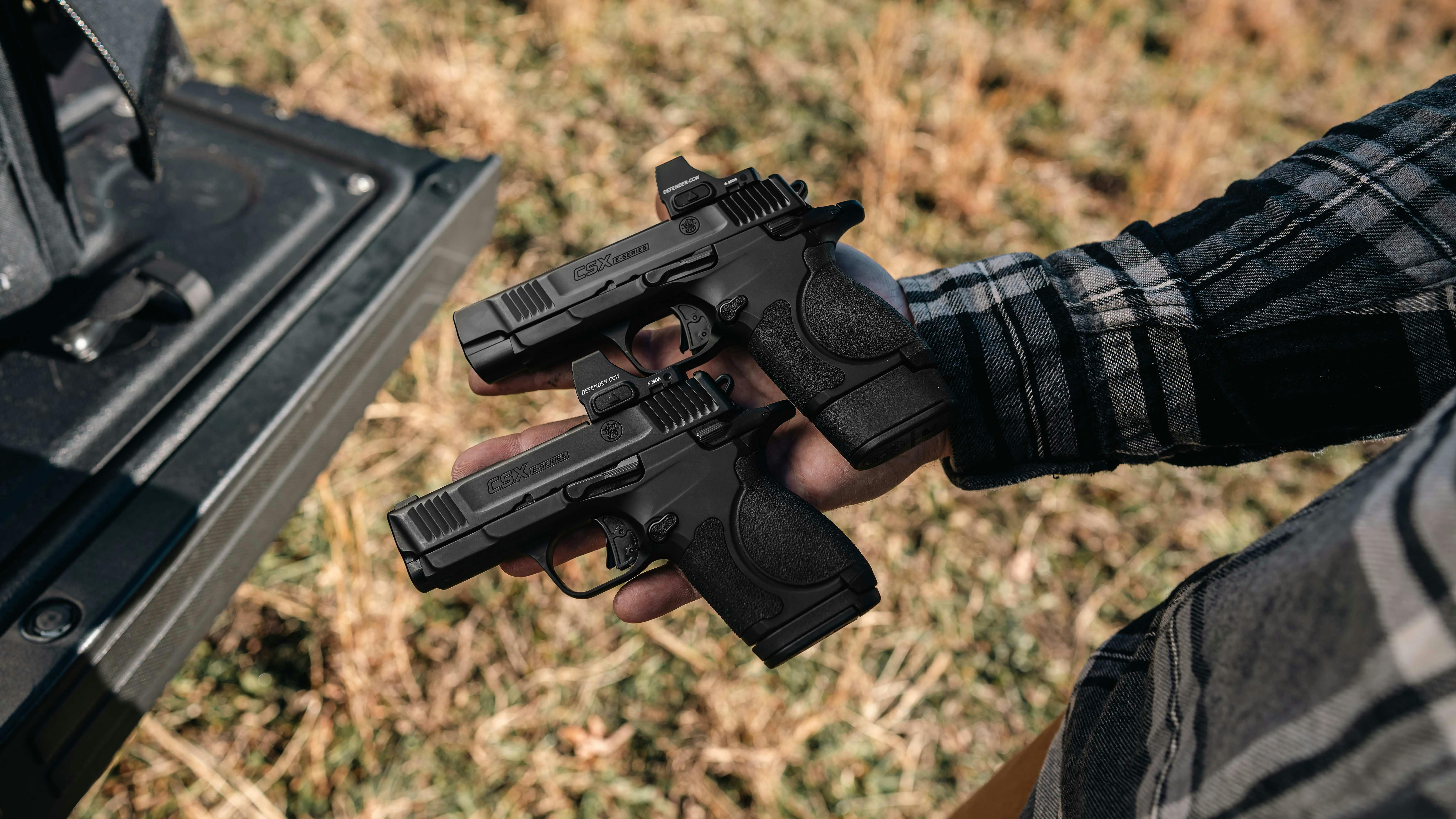 Smith & Wesson CSX E-Series pistols.