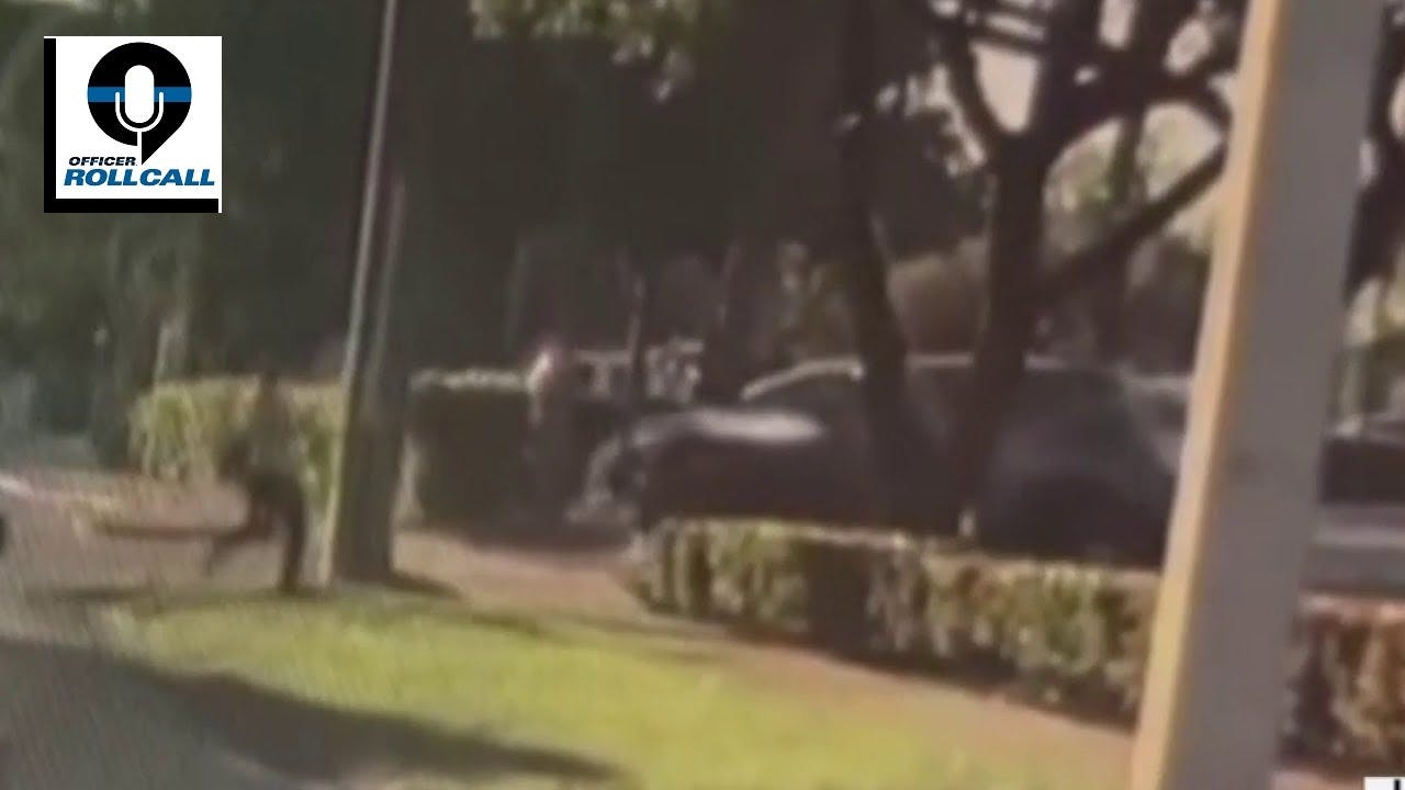 A Lauderhill, FL, police officer was struck by a hit-and-run driver.