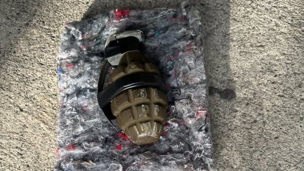 A Grenade With The Pin Partially Removed And 'determined To Be Live And Capable Of Detonating' Was Inside A Bag Thrown From The Window Of A Stolen Vehicle During A California Highway Patrol Chase In Oakland