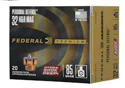 Federal Premium recently released the Hydra-Shok Deep Personal Defense cartridge for the 32 Magnum. Federal Premium recently released the Hydra-Shok Deep Personal Defense cartridge for the 32 Magnum.
