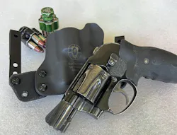 Lindsey uses S&W Mod 38 in a BlackPoint Tactical Mini Wing IWB holster. The Mini Wing is a minimalist holster with two leather wings that connect to the belt loops. Users can choose the style of loops that attach to the belt. This set up is fast, discreet, and allows for re-holstering. Lindsey uses S&W Mod 38 in a BlackPoint Tactical Mini Wing IWB holster. The Mini Wing is a minimalist holster with two leather wings that connect to the belt loops. Users can choose the style of loops that attach to the belt. This set up is fast, discreet, and allows for re-holstering.
