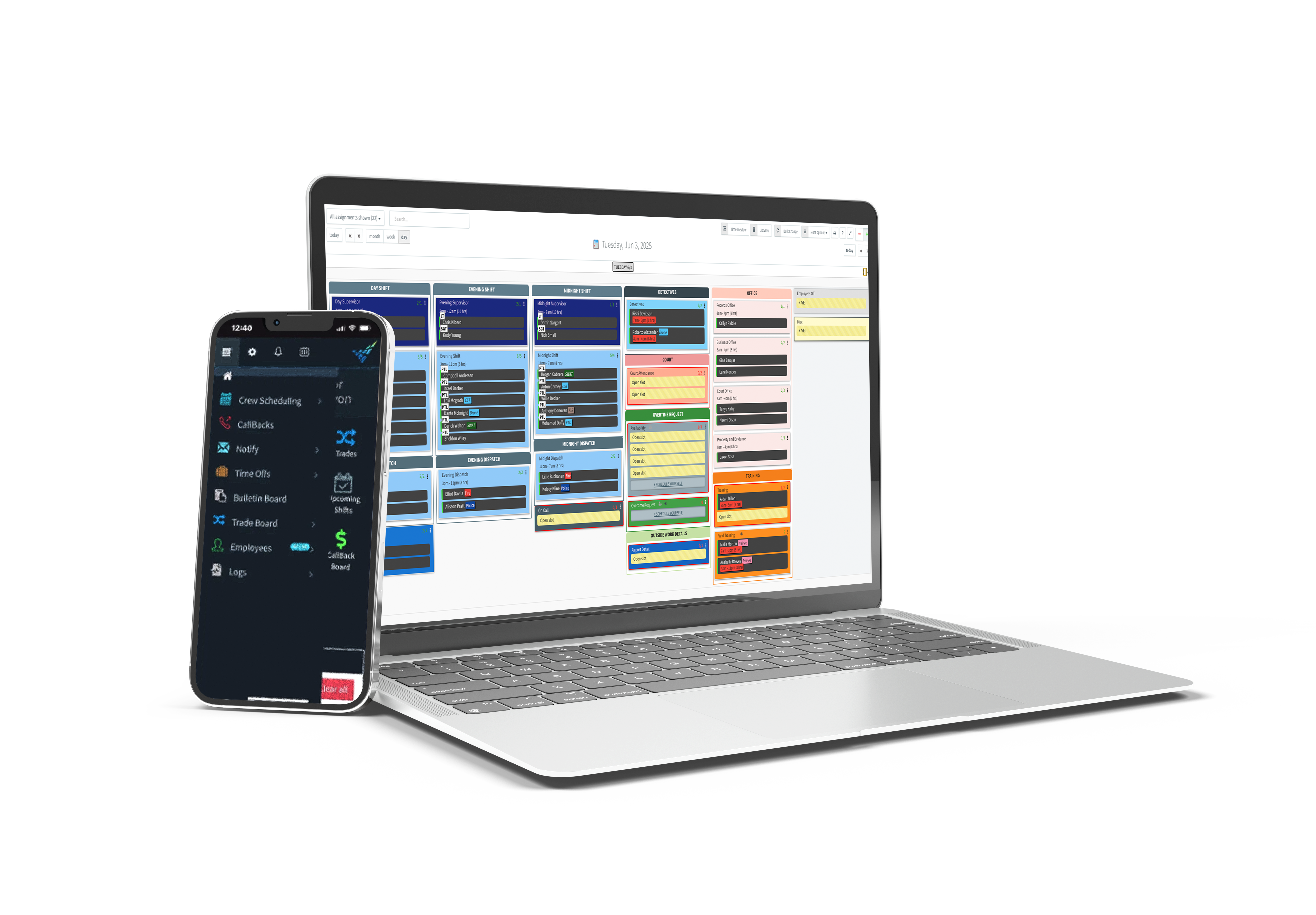 vector_scheduling__computer_and_phone_with_screens