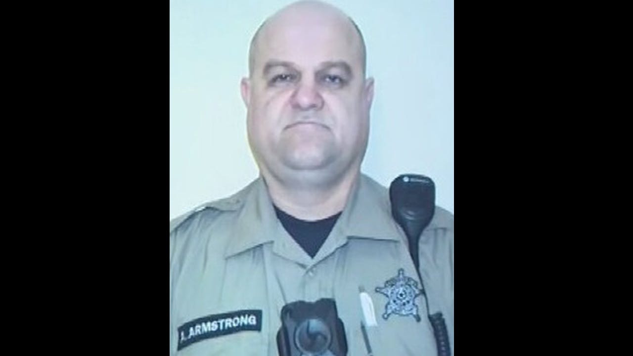 Caldwell County, TX, Deputy Constable Aaron Armstrong.