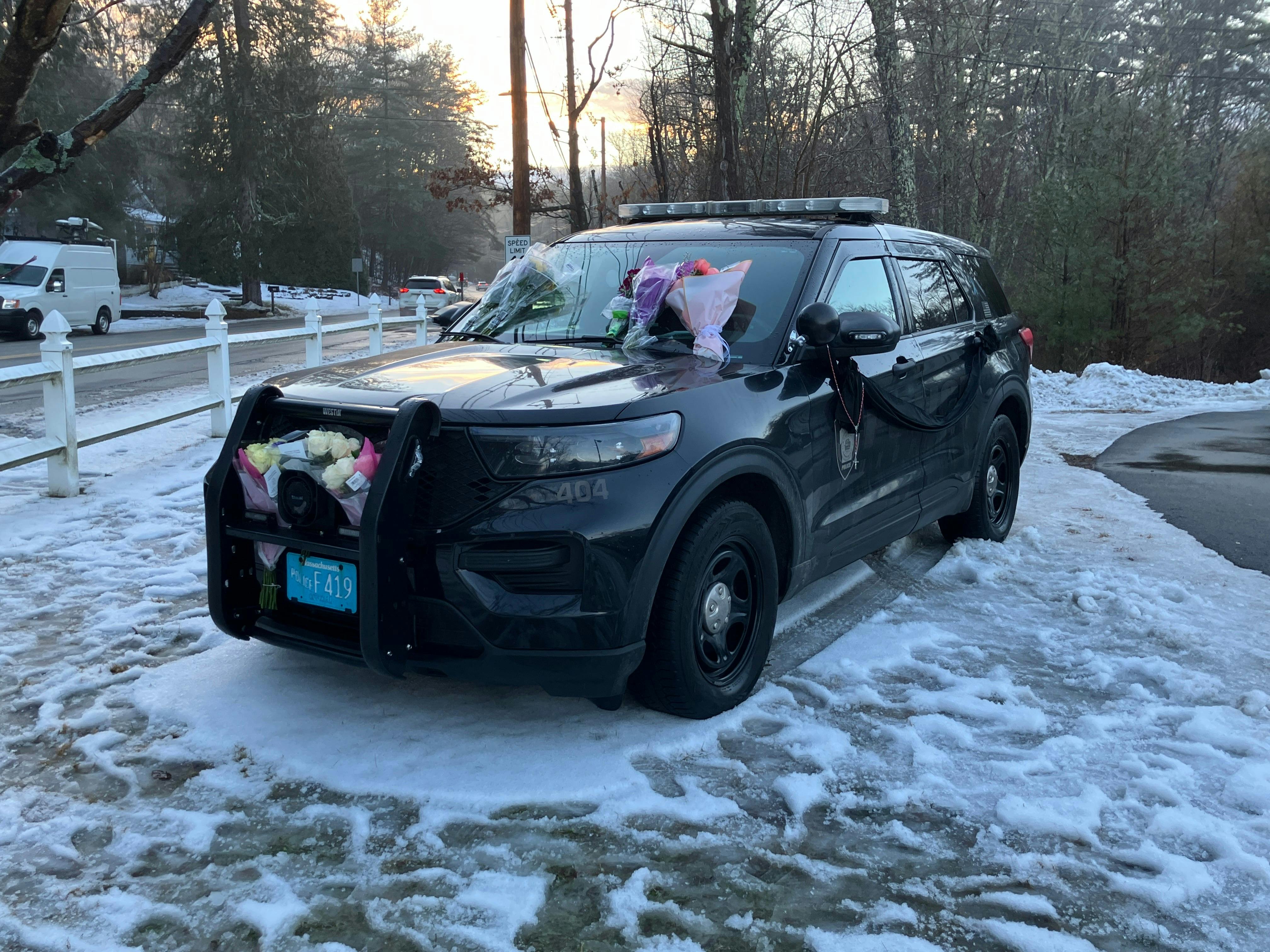 The Uxbridge Police Department is mourning the death of officer Stephen LaPorta, who was killed in a car crash early Wednesday morning.