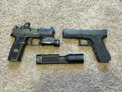 Are you better off with a weapon-mounted light? or a sidearm and a separate flashlight? What does your training support? Are you better off with a weapon-mounted light? or a sidearm and a separate flashlight? What does your training support?