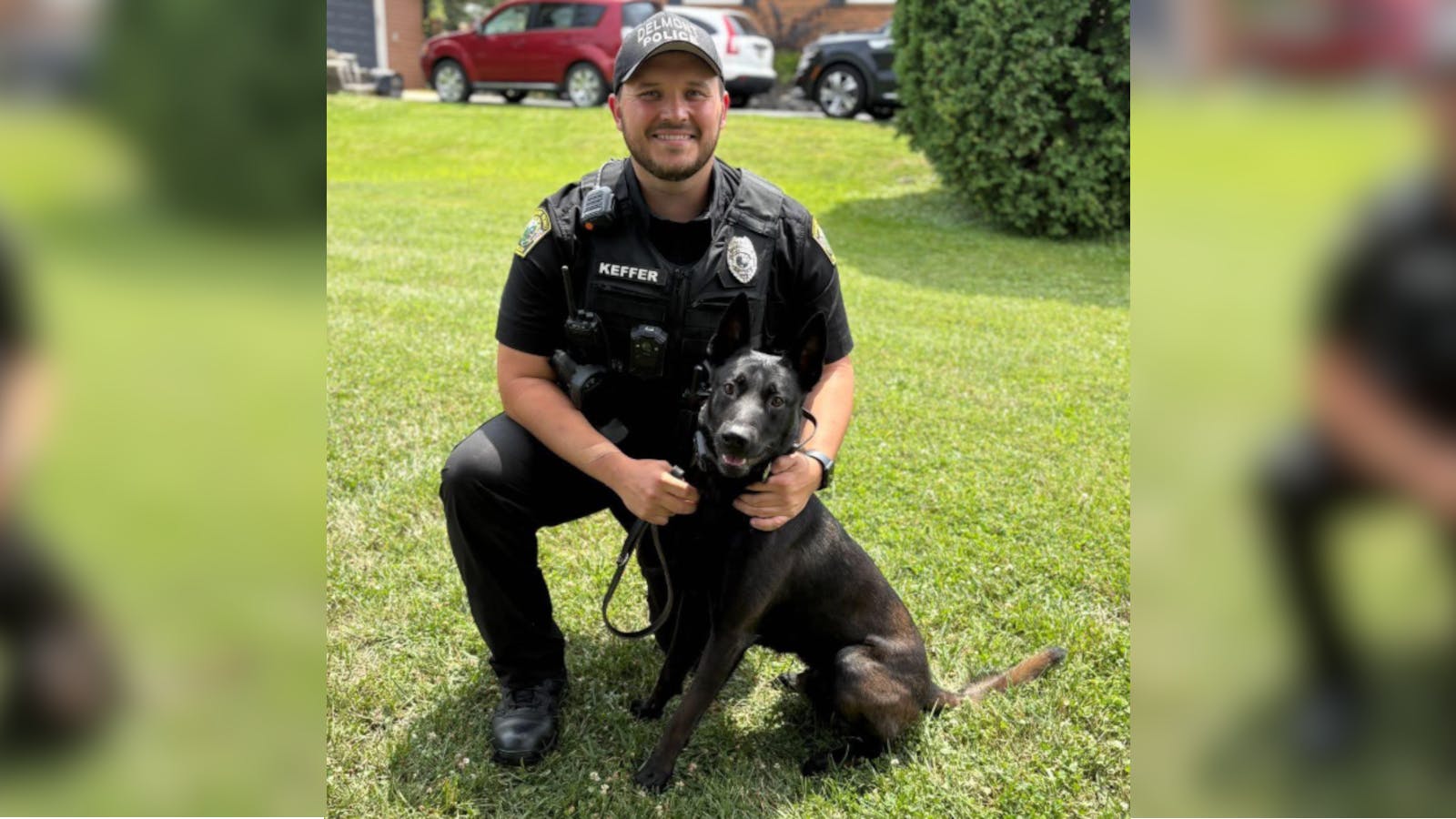 Officer Dylan Keffer and K-9 Dirk
