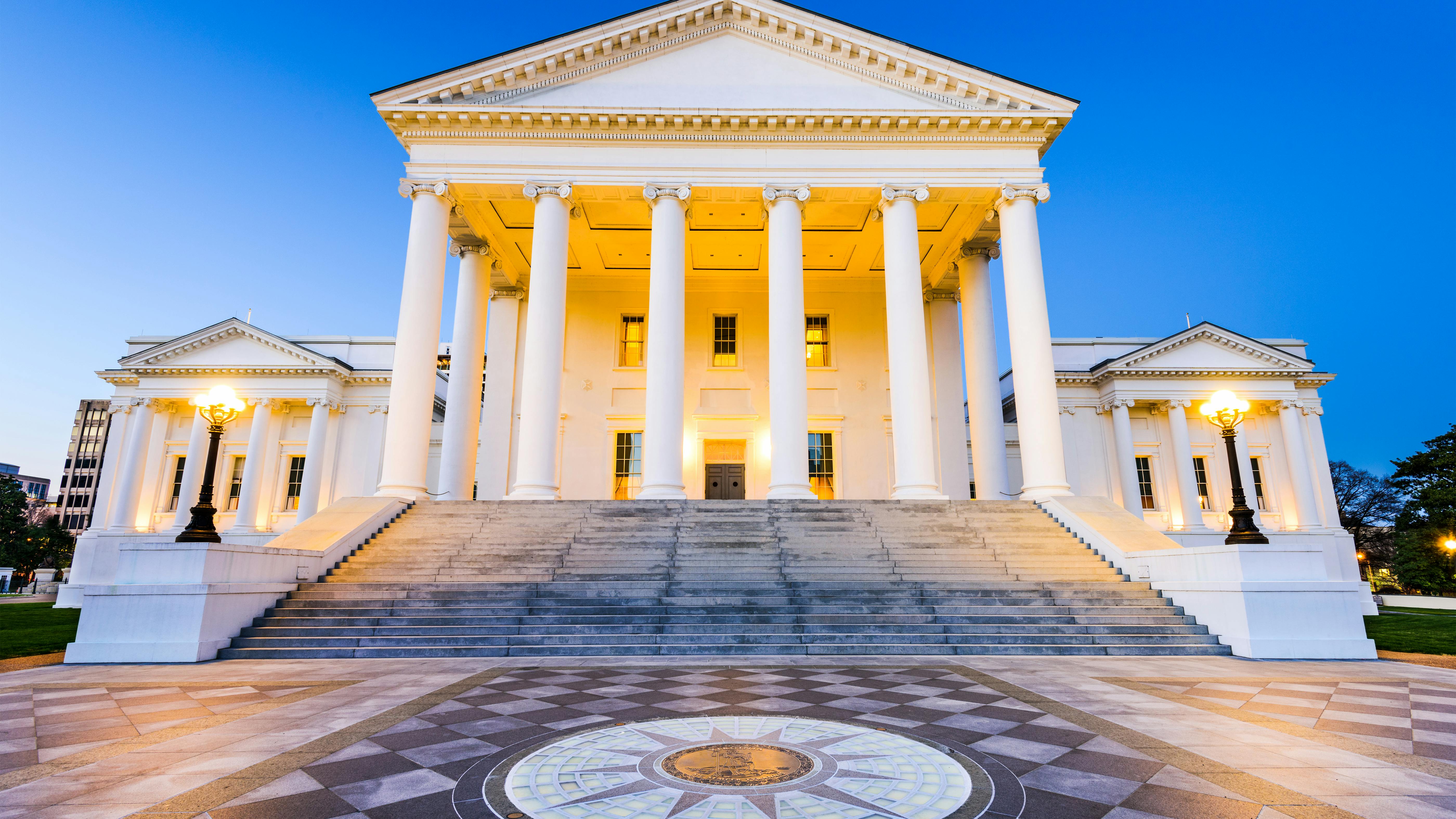 The Virginia State Capitol is seen in Richmond.