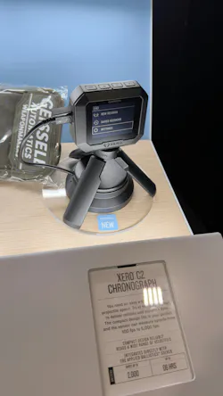 As you know, Lindsey uses a Garmin Xero C1 Pro Chronograph to test cartridges. The whole unit is cargo pocket sized. The new Xero C2 pairs with the smartwatch, which is a big advantage for those who have Applied Ballistics on their watch. It measures projectile speeds to 5000 fps, Just in case anyone is testing 120mm APFSDS rounds. Garmin has revolutionized the art of bullet testing with compact, portable, units that do all the calculations for the tester. It has gotten to the point where every agency should have one of these, as well as anyone who needs to gauge their own defensive cartridges As you know, Lindsey uses a Garmin Xero C1 Pro Chronograph to test cartridges. The whole unit is cargo pocket sized. The new Xero C2 pairs with the smartwatch, which is a big advantage for those who have Applied Ballistics on their watch. It measures projectile speeds to 5000 fps, Just in case anyone is testing 120mm APFSDS rounds. Garmin has revolutionized the art of bullet testing with compact, portable, units that do all the calculations for the tester. It has gotten to the point where every agency should have one of these, as well as anyone who needs to gauge their own defensive cartridges