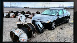 Car driven by suspect in attack on Boulder City, NV, power substation. Car driven by suspect in attack on Boulder City, NV, power substation.