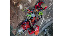 Las Vegas police's 7-hour climber rescue. Las Vegas police's 7-hour climber rescue.