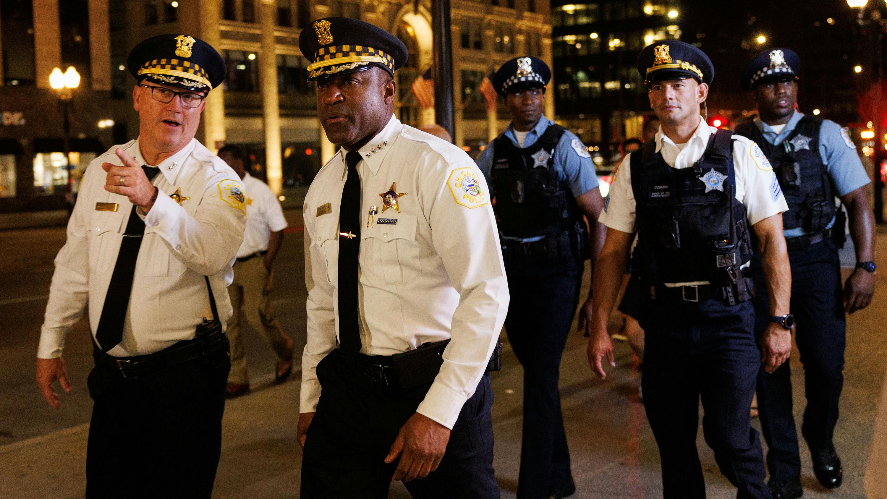 Chicago Police Superintendent Larry Snelling.