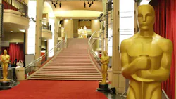 Beefed up security at the Oscars. Beefed up security at the Oscars.