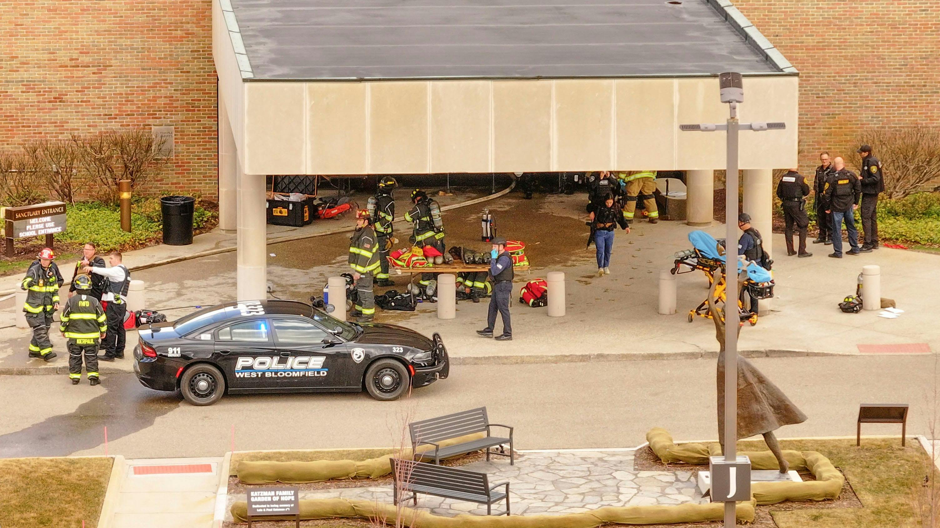 Temple Israel synagogue in West Bloomfield Township, MI.