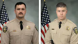Christian County, MO, Sheriff's Deputy Gabriel Ramirez (left) and Deputy Michael Hislope. Christian County, MO, Sheriff's Deputy Gabriel Ramirez (left) and Deputy Michael Hislope.