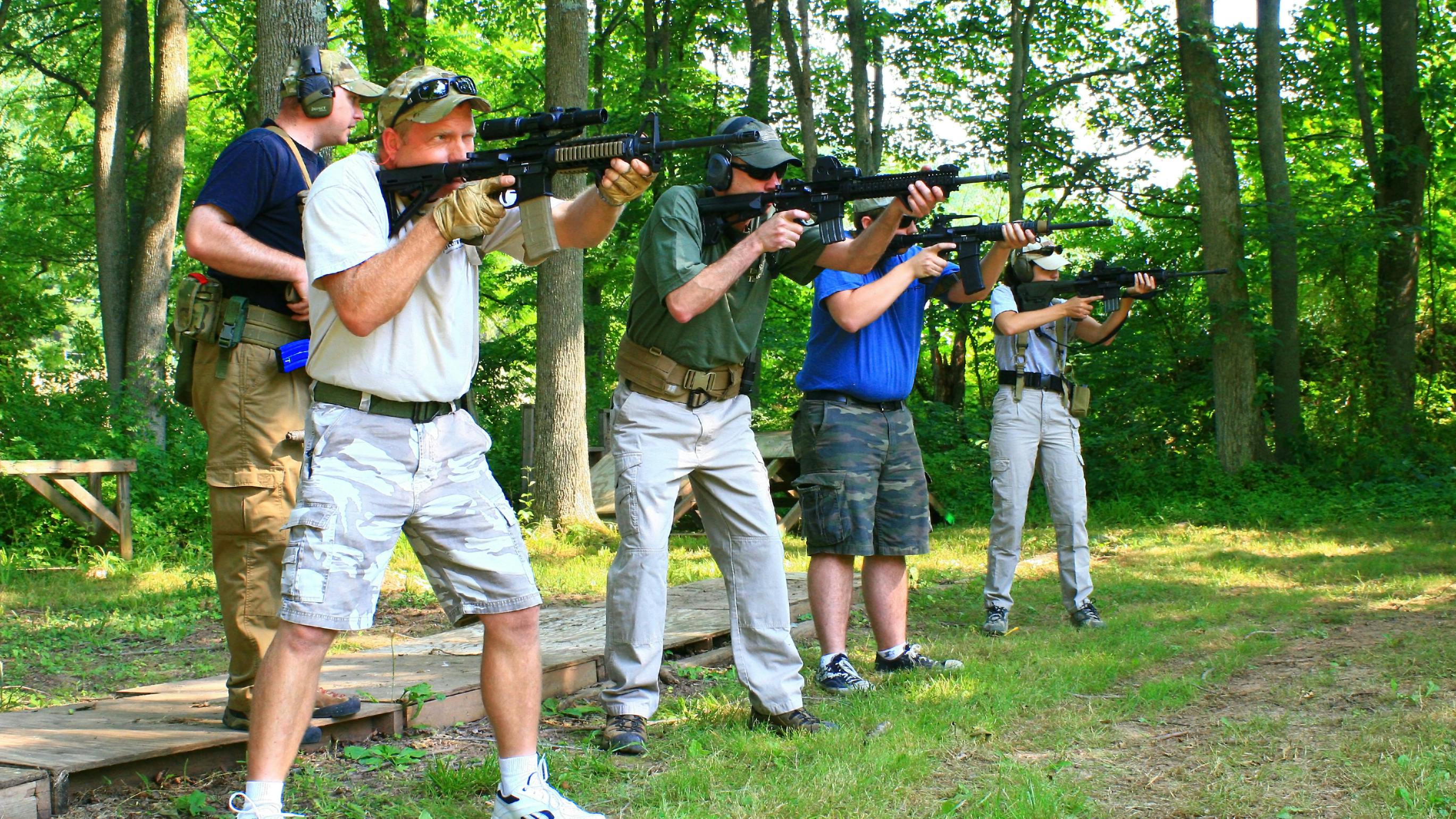 Carbine 101 firearms training course in Maryland.