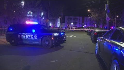 Us Park Police Officers Were Driving In The Marshall Heights Neighborhood Of Washington, D c , When Two Men Allegedly Opened Fire On Their Vehicle, Wounding One Of The Officers