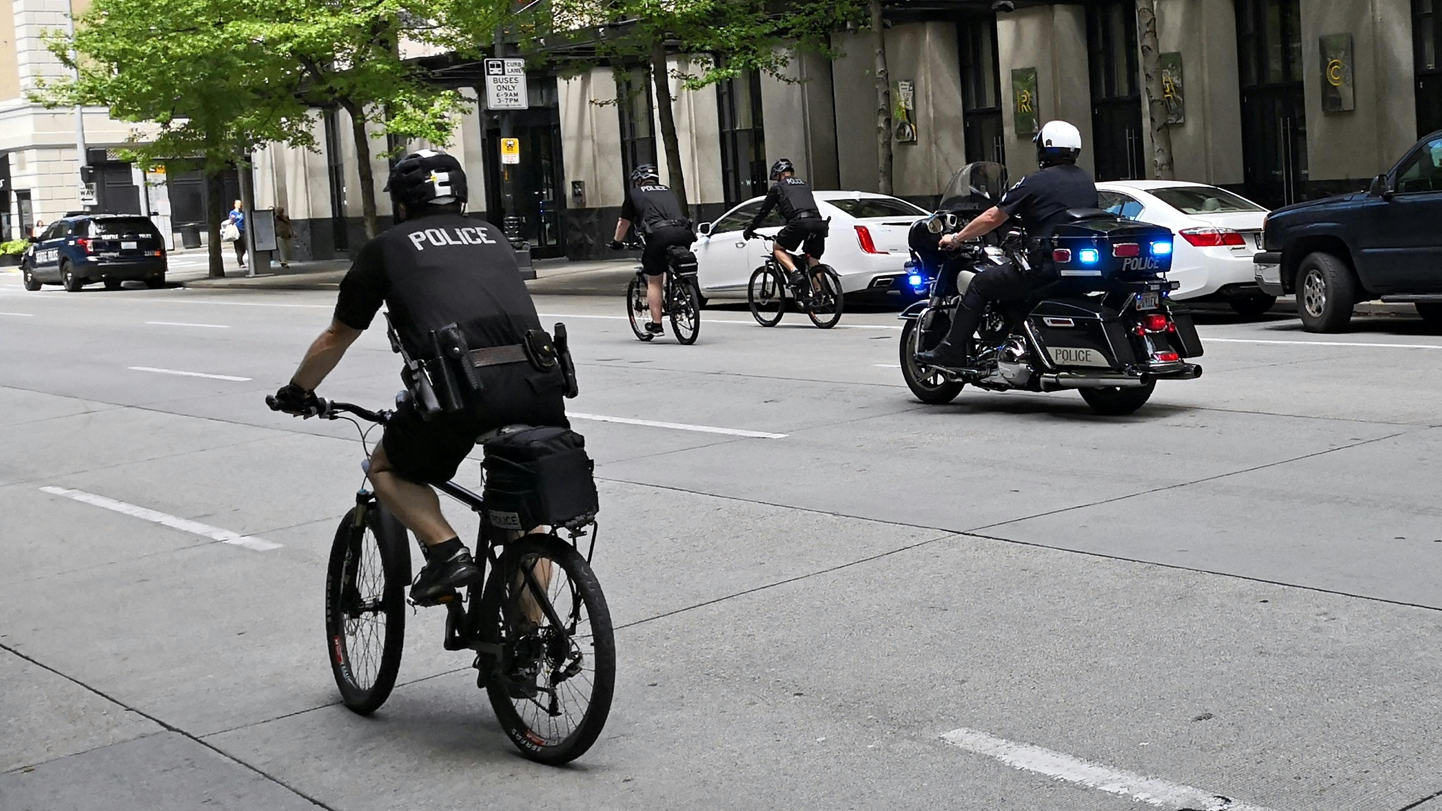 Seattle police bike patrol