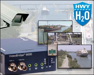 IndigoVision's VideoBridge technology is providing remote surveillance for the Welland Canal section of the St. Lawrence Seaway.