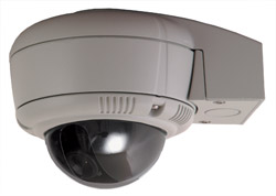 Videolarm's new Elite Vandal Resistant Day/Night camera comes with a wall-mount option. The camera also features an IR illuminator and a durable cast aluminum housing.