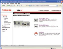 The new Surveillix support site offers information on Toshiba's DVR line, including manuals, software and networking tips. The new Surveillix support site offers information on Toshiba's DVR line, including manuals, software and networking tips.