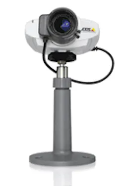 The 211A network camera from Axis Communications is built with a microphone and external speakers connection for two-way audio. The 211A network camera from Axis Communications is built with a microphone and external speakers connection for two-way audio.