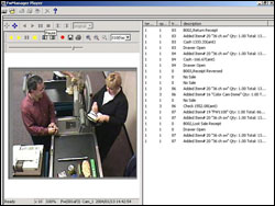 The Retail Pro system can now link POS information with digital video surveillance on a frame-by-frame basis.