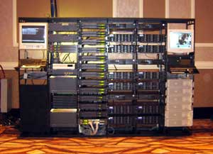 The Rio Hotel and Casino in Las Vegas is using an additional surveillance station to keep an eye on the crowds and the play in the 60,000-s.f. tournament poker area of the Vegas casino.