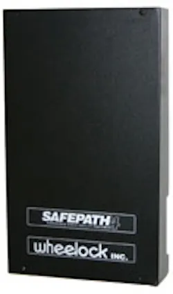 The SAFEPATH4 communications system from Wheelock has been updated with a new controller allowing selectable paging, background music, and telephone-based control to individual and/or multiple zones. The SAFEPATH4 communications system from Wheelock has been updated with a new controller allowing selectable paging, background music, and telephone-based control to individual and/or multiple zones.