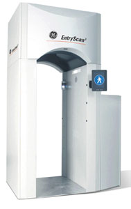 The GE EntryScan3 is being rolled out as part of a TSA program to increase the number of explosives detectors at the nation' airports.