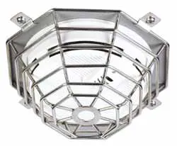 The Stainless Steel Web Stopper uses 9-gauge stainless steel wire to give heavy duty protection to smoke detectors The Stainless Steel Web Stopper uses 9-gauge stainless steel wire to give heavy duty protection to smoke detectors