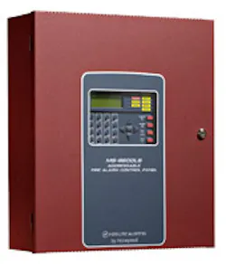 The MS-9600LS two-loop advanced addressable fire alarm control panel is ideal for retrofit projects, allowing communications to devices via unshielded fire wire. The MS-9600LS two-loop advanced addressable fire alarm control panel is ideal for retrofit projects, allowing communications to devices via unshielded fire wire.