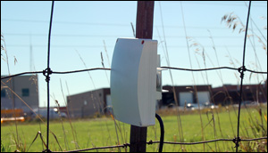 STR International's R-300 system offers affordable microwave perimeter security protection.