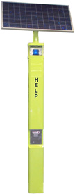 Talk-A-Phone's new solar-powered emergency tower, model ETP-MT/R OPT, offers a wireless emergency phone station for locations where providing local power is not feasible or possible.