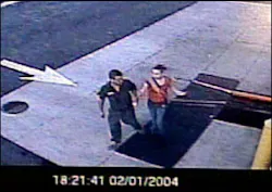 Sarasota County Sheriffs Office released this still photo from a security video of Carlie Brucia, 11, being led from the rear of a car wash in Sarasota, Fla. The surveillance footage has been presented as the key evidence in the case, despite an attempt f Sarasota County Sheriffs Office released this still photo from a security video of Carlie Brucia, 11, being led from the rear of a car wash in Sarasota, Fla. The surveillance footage has been presented as the key evidence in the case, despite an attempt f