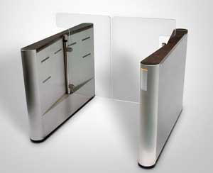 Smarter Security Systems has introduced its new Fastlane GlassGate for lobby security and corporate access control