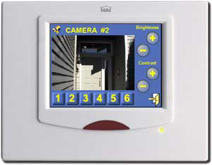 HAI's new color touchscreen includes all features of HAI's original OmniTouch, and adds the ability to see digital video of up to 6 cameras.